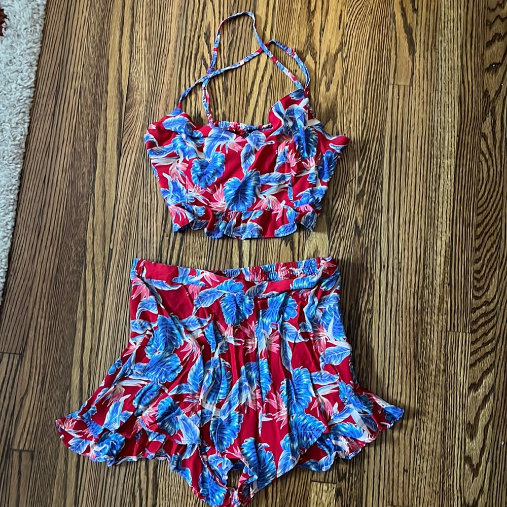 Topshop Two Piece Patterned Set. - image 1